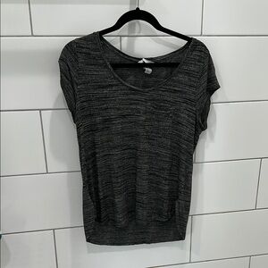 H&M Women's Black Short Sleeve Top